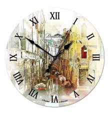 Настенные часы (33x33x4 см) Улица в Венеции 02-003