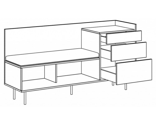 Банкетка-тумба Look