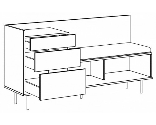 Банкетка-тумба Look
