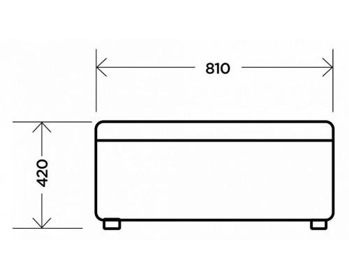 Банкетка-сундук Двухместная