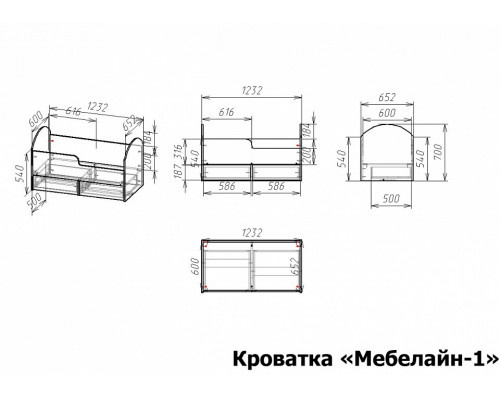 Кровать Мебелайн-1