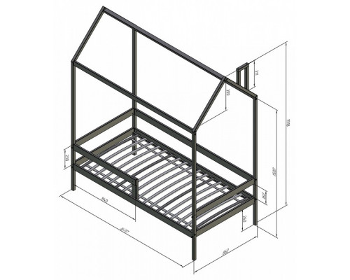 Кровать-домик Р424
