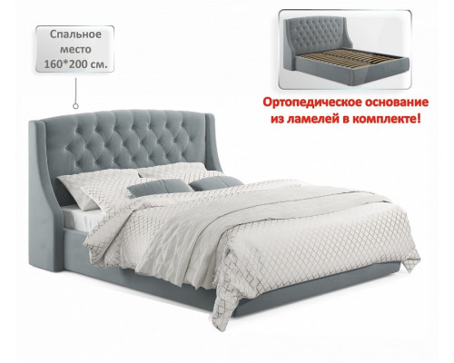 Кровать двуспальная Стефани с матрасом PROMO B COCOS 2000x1600