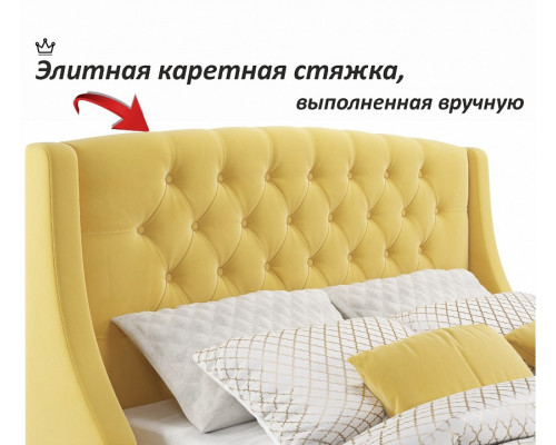 Кровать двуспальная Стефани с матрасом PROMO B COCOS 2000x1800