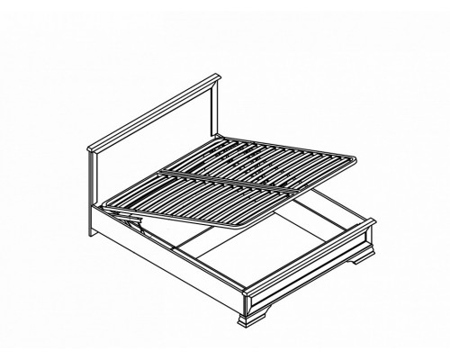 Кровать двуспальная Кентаки S320-LOZ160х200