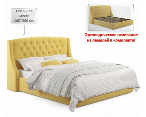 Кровать двуспальная Стефани с матрасом PROMO B COCOS 2000x1600