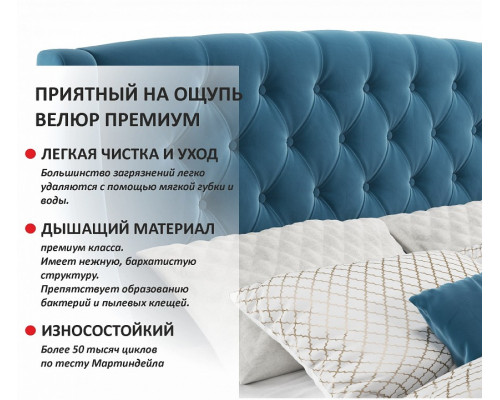 Кровать двуспальная Стефани с матрасом PROMO B COCOS 2000x1600