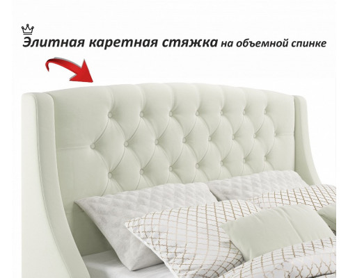 Кровать двуспальная Стефани с матрасом PROMO B COCOS 2000x1800