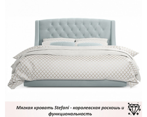 Кровать двуспальная Stefani 2000x1600 с ПМ и матрасом PROMO B COCOS