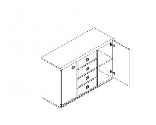 Комод Индиана JKOM 2d4s