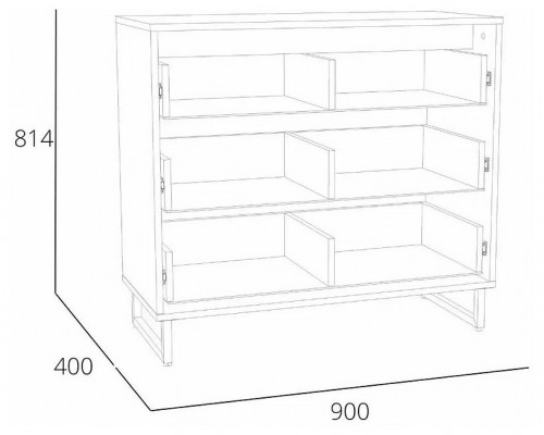 Комод Фолк НМ 014.25