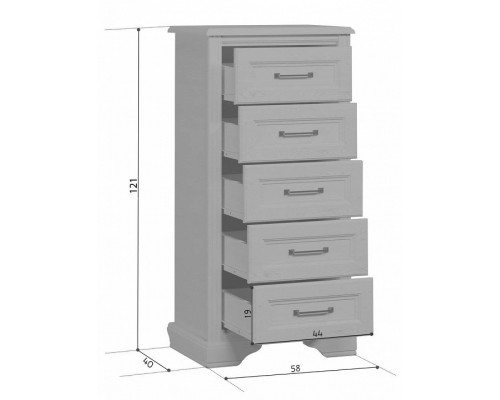 Комод Стилиус KOM5S