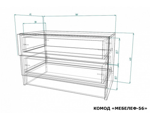 Комод Мебелеф-56