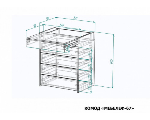 Комод Мебелеф-67