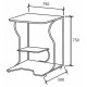 Стол компьютерный Практик-4