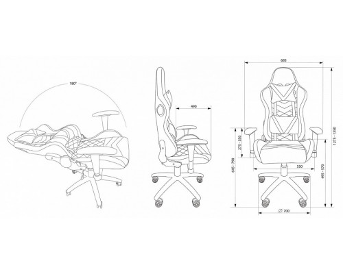 Кресло игровое CS-CHR-0099BLR