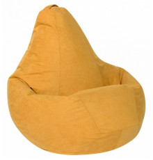 Кресло-мешок Желтый Велюр L