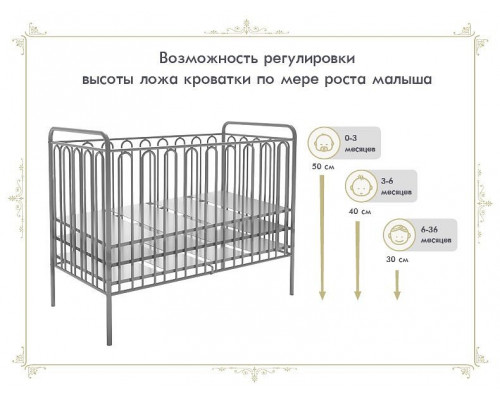 Кроватка Polini kids Vintage 110