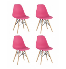 Набор из 4 стульев Eames