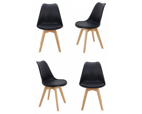 Набор из 4 стульев Eames Bon