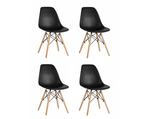 Набор из 4 стульев Eames