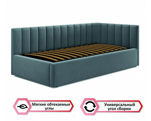 Кровать односпальная Milena 2000x900 с ПМ и матрасом АСТРА