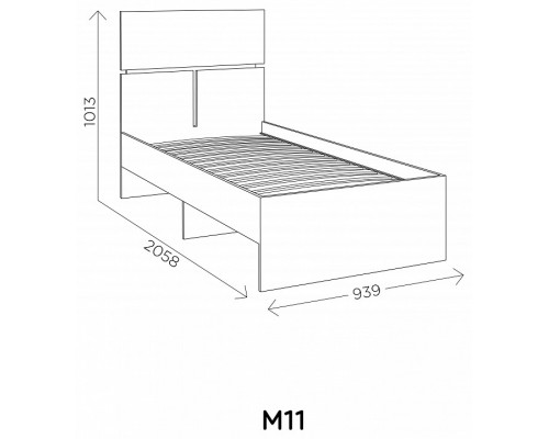 Кровать односпальная Агата М11