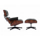 Кресло с пуфом Eames Style Lounge Chair & Ottoman