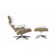 Кресло с пуфом Eames Style Lounge Chair & Ottoman