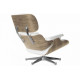 Кресло с пуфом Eames Style Lounge Chair & Ottoman