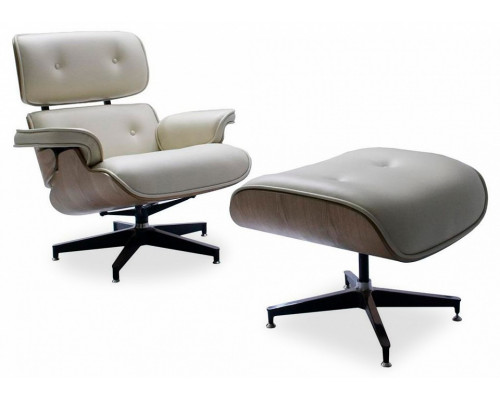 Кресло с пуфом EAMES LOUNGE CHAIR