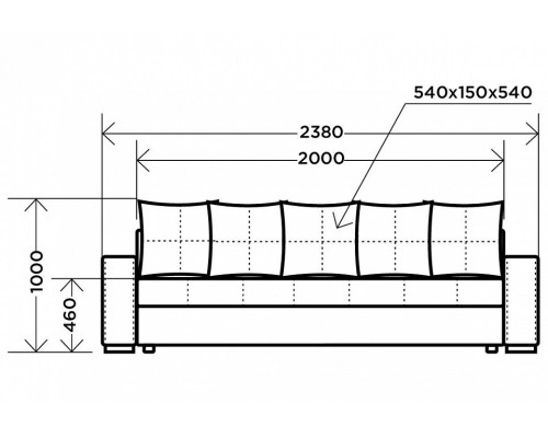 Диван-кровать Августин-2
