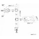 Кронштейн для монитора CS-VM-LH07-AL