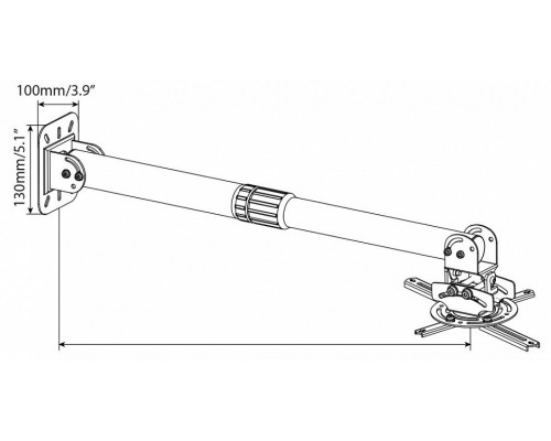 Кронштейн для проектора CS-VM-PR16L-AL