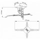Кронштейн для проектора CS-VM-PREC01-WT
