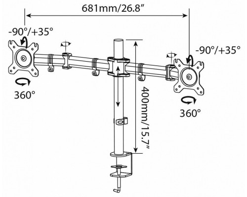 Кронштейн для монитора CS-VM-D29-AL