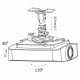 Кронштейн для проектора CS-VM-PR04-AL