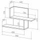 Полка навесная Лайт-28