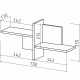 Полка навесная Лайт-6
