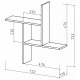 Полка навесная Лайт-35