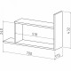 Полка навесная Лайт-39