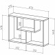 Полка навесная Лайт-23