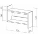 Полка навесная Лайт-41
