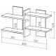 Полка навесная Лайт-8