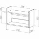 Полка навесная Лайт-40