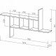 Полка навесная Лайт-37