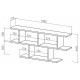 Полка навесная Лайт-45