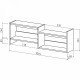 Полка навесная Лайт-42