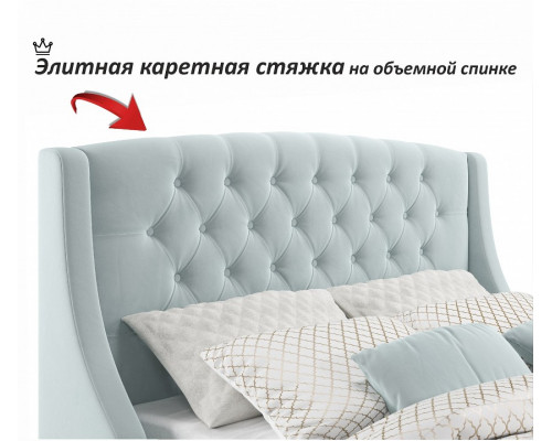 Кровать полутораспальная Stefani 2000x1400 с ПМ и матрасом PROMO B COCOS