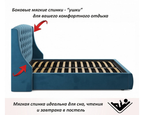 Кровать полутораспальная Стефани с матрасом АСТРА 2000x1400